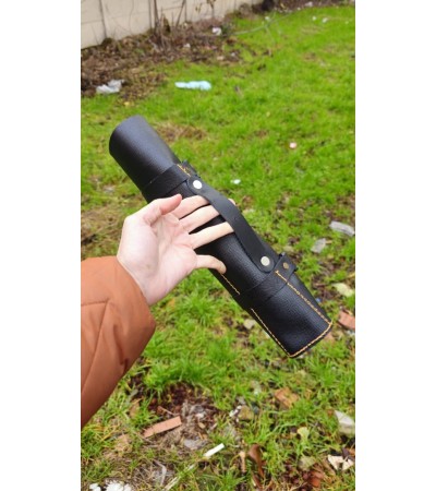 5LÜ DERI BICAK CANTALI 5 BICAKLI KASAP SETI