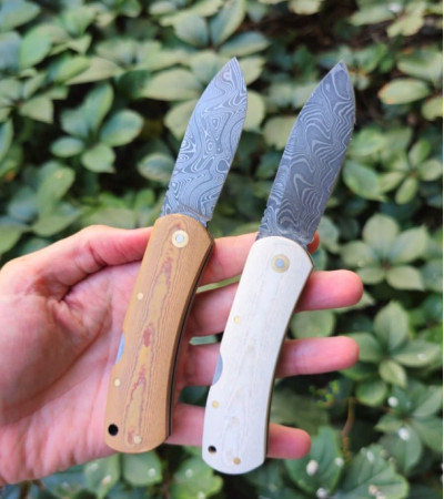 DAMASCUS KİLİTLİ ÇAKI G-10 KABZA (adet fıyatıdır renk secınız)